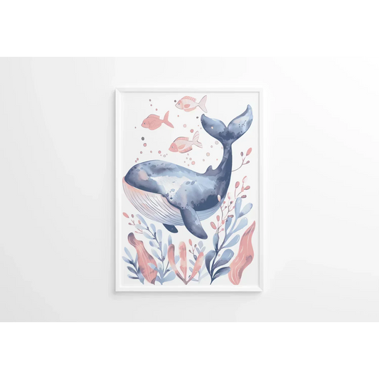 Nautical Nibbles Nursery Wall Art Print - Print