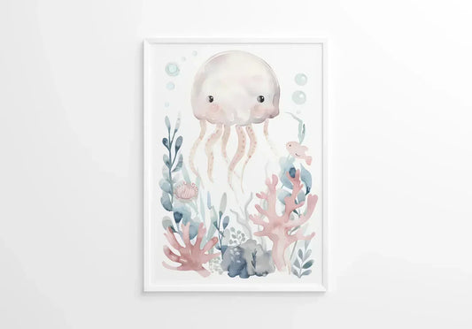 Octopus Nursery Wall Art - Print